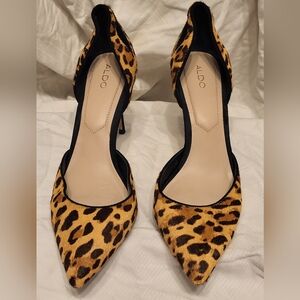 Aldo Leopard Print Heels